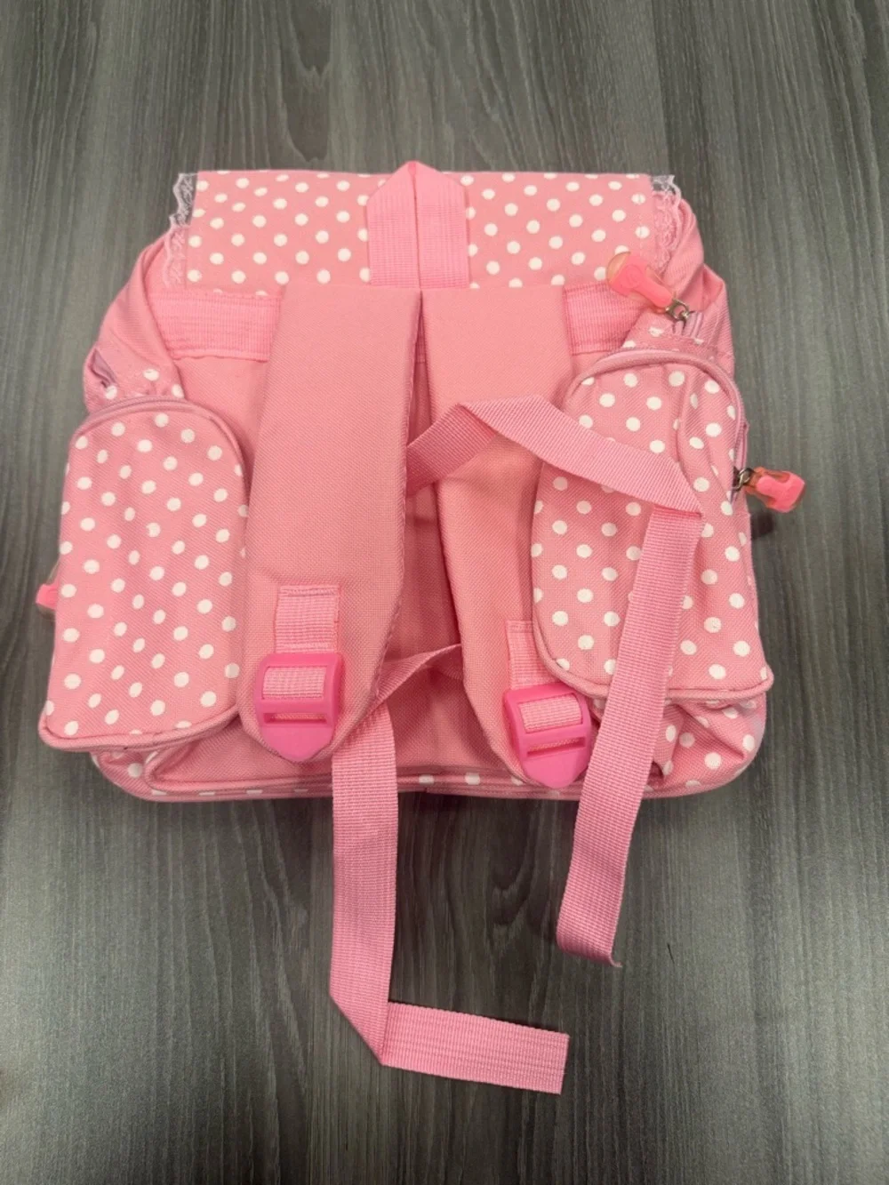 Sweet Strawberry Pink Kids Backpack